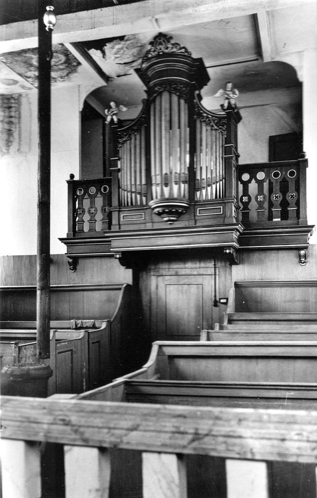 Situatie van 1883 tot 1963. Bron: Stichting Orgel Centrum.